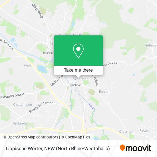 Lippische Wörter map