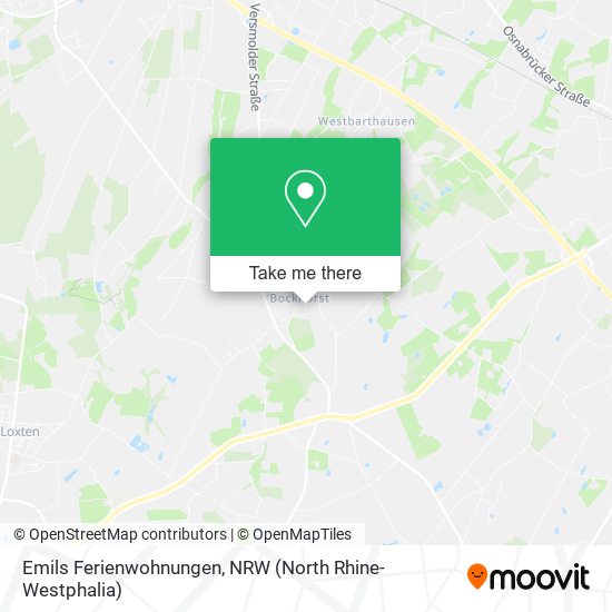 Emils Ferienwohnungen map