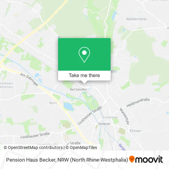 Pension Haus Becker map