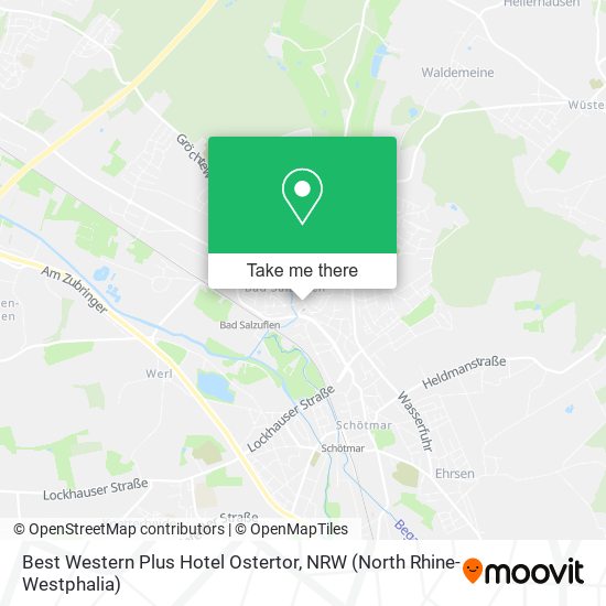 Best Western Plus Hotel Ostertor map