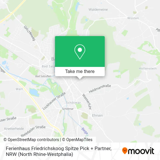 Ferienhaus Friedrichskoog Spitze Pick + Partner map