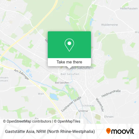 Gaststätte Asia map