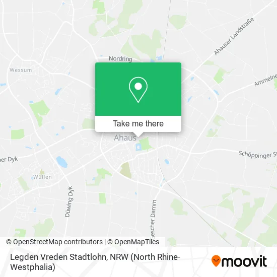 Legden Vreden Stadtlohn map