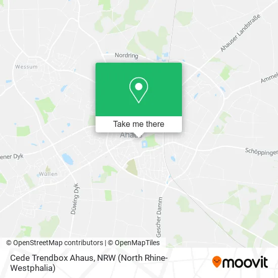 Cede Trendbox Ahaus map