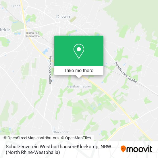 Schützenverein Westbarthausen-Kleekamp map