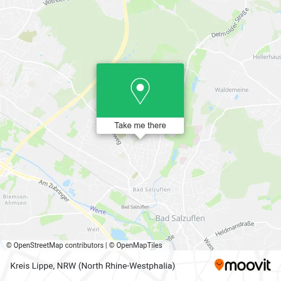 Kreis Lippe map