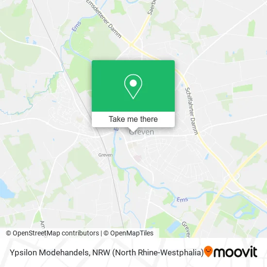 Карта Ypsilon Modehandels