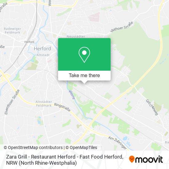 Zara Grill - Restaurant Herford - Fast Food Herford map