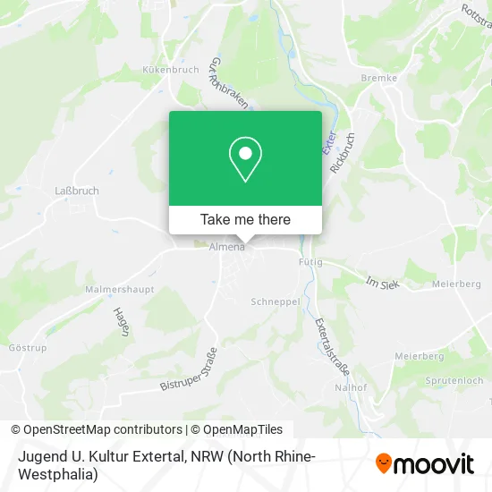 Карта Jugend U. Kultur Extertal