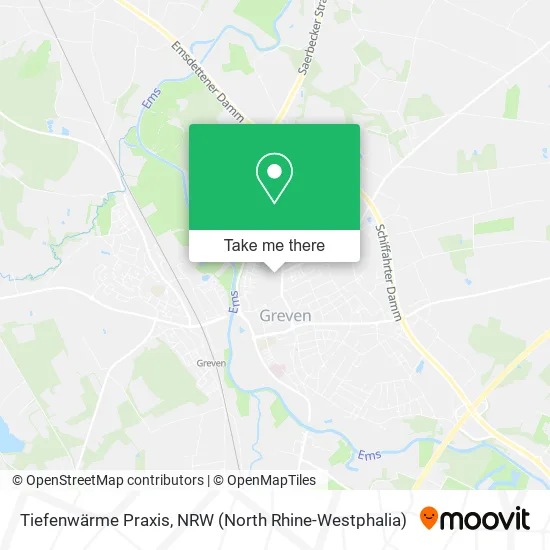 Карта Tiefenwärme Praxis