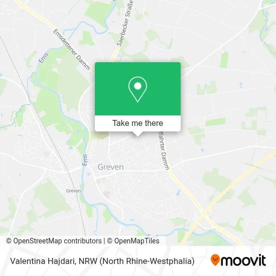 Valentina Hajdari map