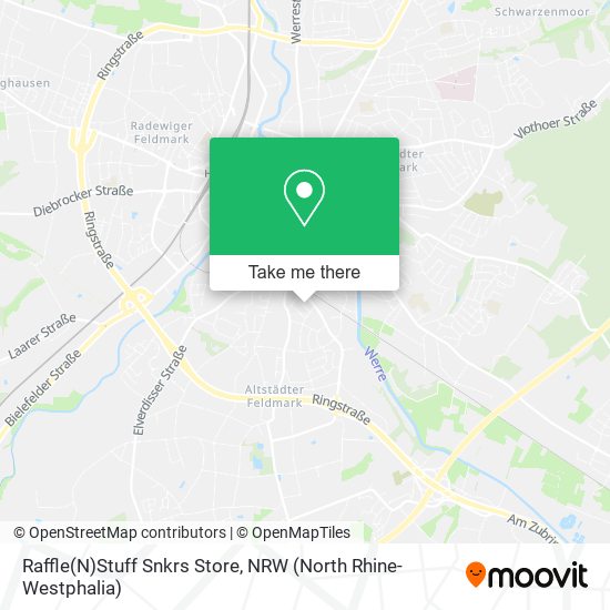Raffle(N)Stuff Snkrs Store map