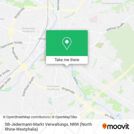 Карта SB-Jedermann-Markt Verwaltungs
