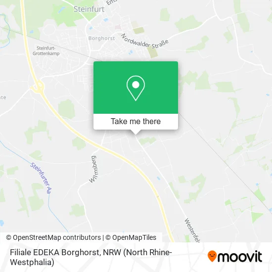 Карта Filiale EDEKA Borghorst