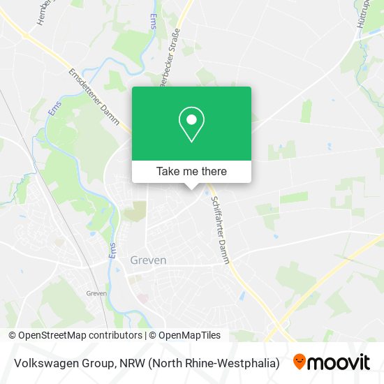 Volkswagen Group map