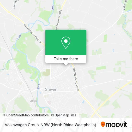 Volkswagen Group map