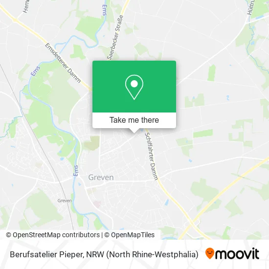 Карта Berufsatelier Pieper