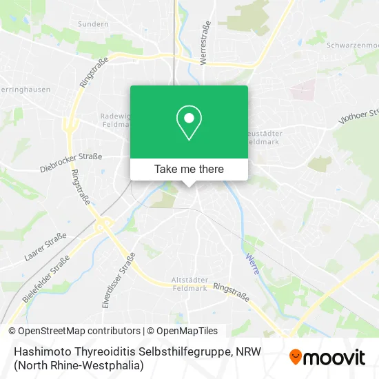 Карта Hashimoto Thyreoiditis Selbsthilfegruppe