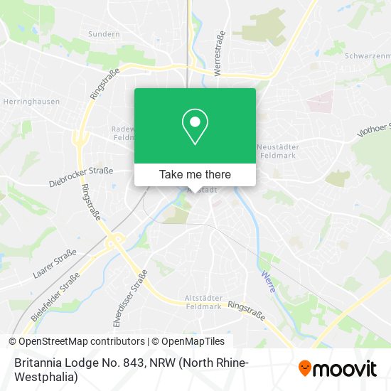Britannia Lodge No. 843 map