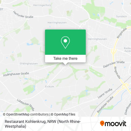 Restaurant Kohlenkrug map