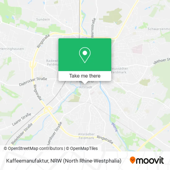 Карта Kaffeemanufaktur