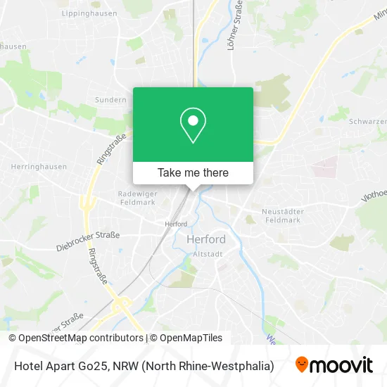 Карта Hotel Apart Go25