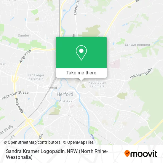 Sandra Kramer Logopädin map