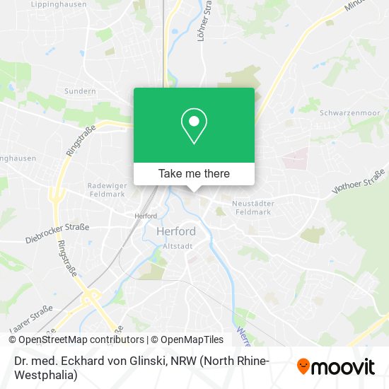 Dr. med. Eckhard von Glinski map