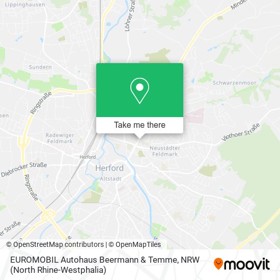 EUROMOBIL Autohaus Beermann & Temme map