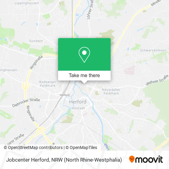 Карта Jobcenter Herford
