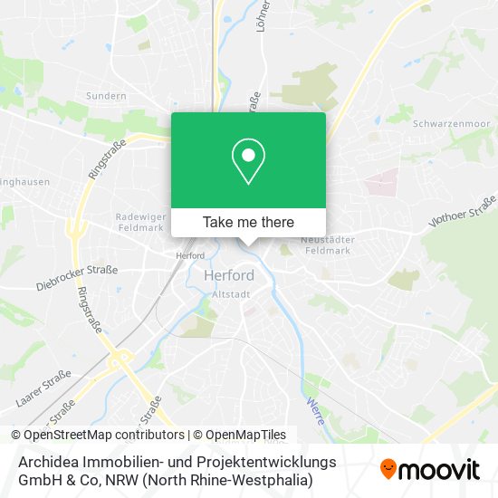 Archidea Immobilien- und Projektentwicklungs GmbH & Co map