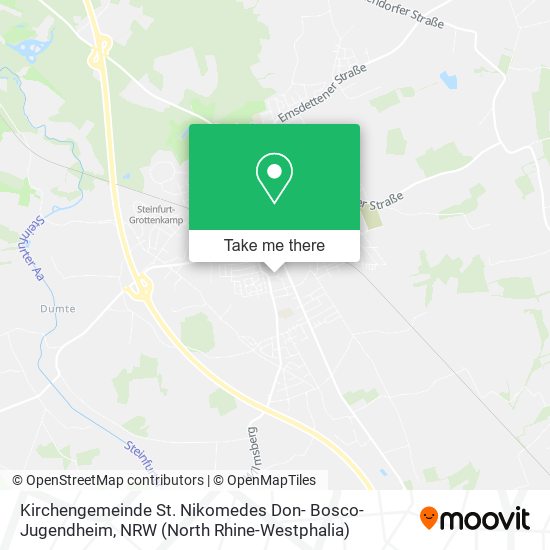 Kirchengemeinde St. Nikomedes Don- Bosco- Jugendheim map