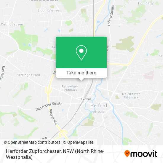 Карта Herforder Zupforchester