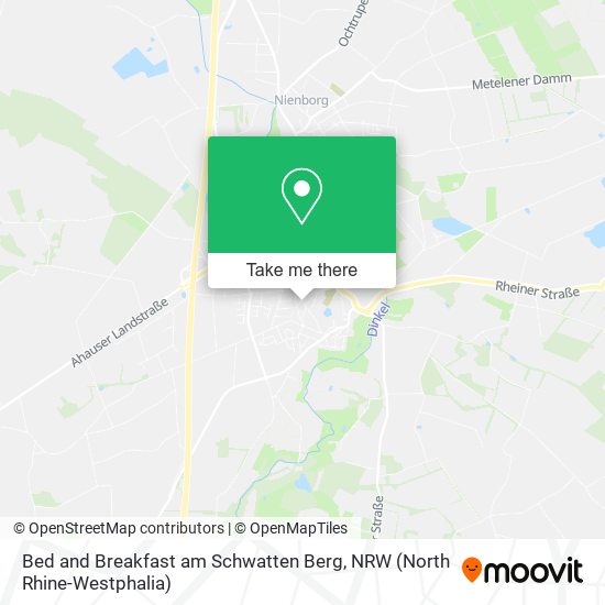 Карта Bed and Breakfast am Schwatten Berg