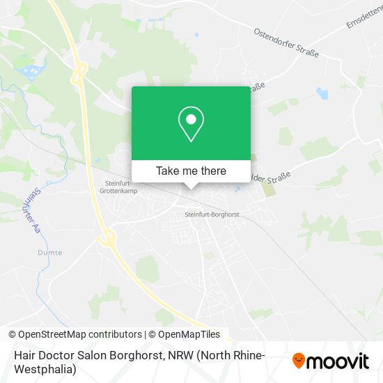 Hair Doctor Salon Borghorst map