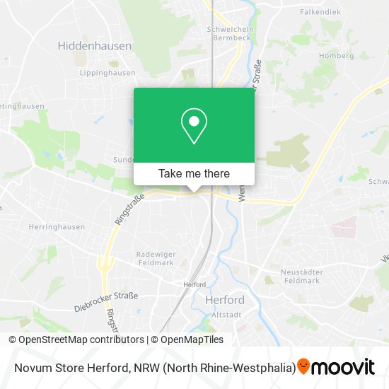 Novum Store Herford map