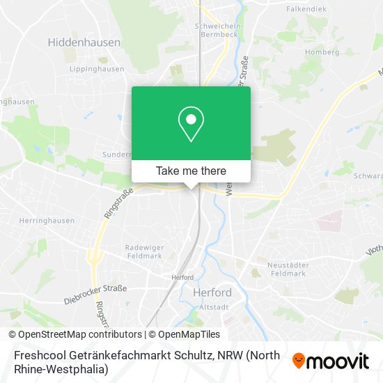 Freshcool Getränkefachmarkt Schultz map
