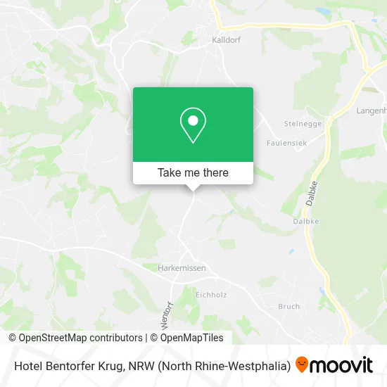 Hotel Bentorfer Krug map
