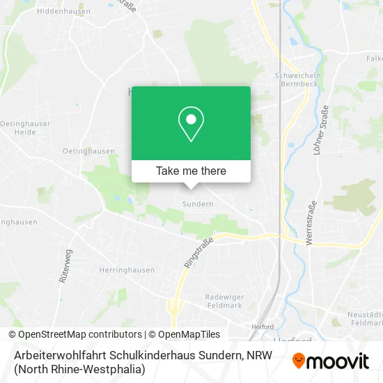 Карта Arbeiterwohlfahrt Schulkinderhaus Sundern