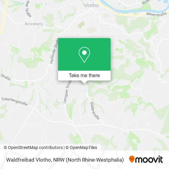 Карта Waldfreibad Vlotho
