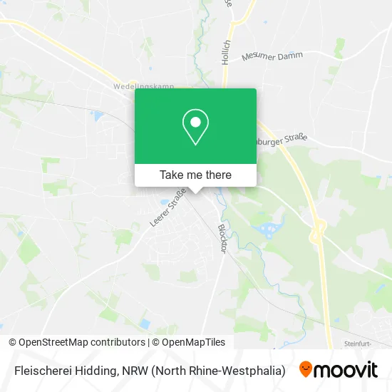 Fleischerei Hidding map