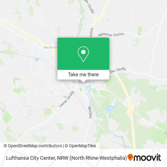 Lufthansa City Center map