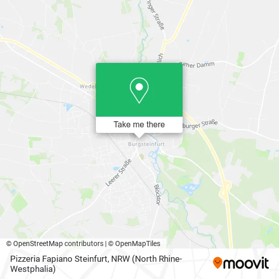 Карта Pizzeria Fapiano Steinfurt