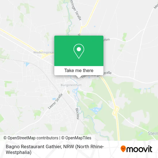 Bagno Restaurant Gathier map