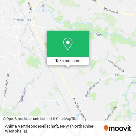 Anima Vertriebsgesellschaft map