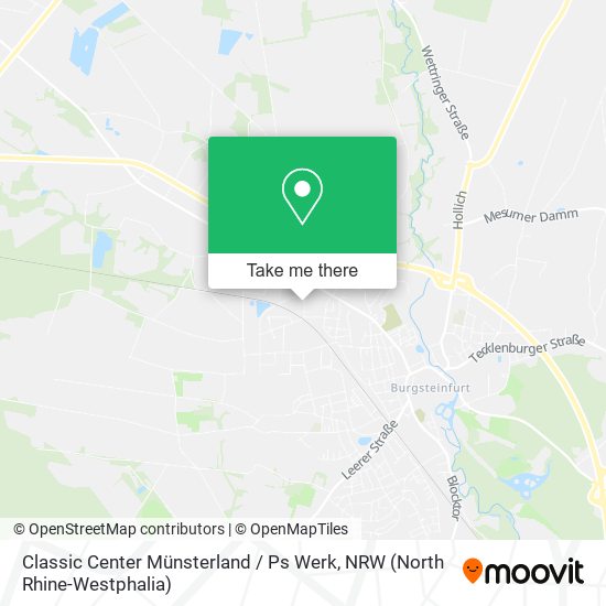 Classic Center Münsterland / Ps Werk map