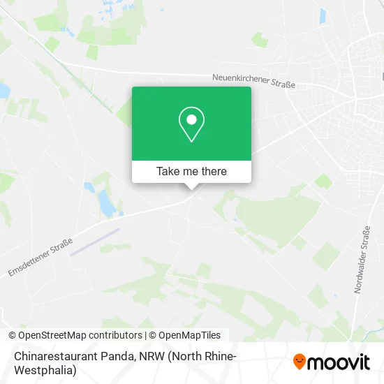 Chinarestaurant Panda map