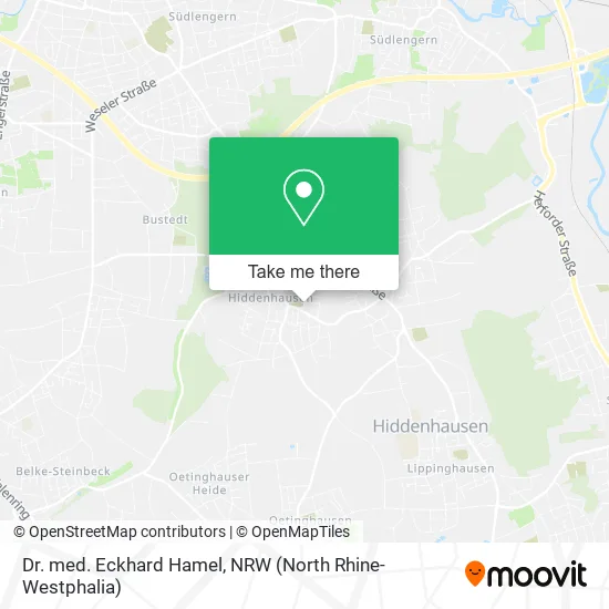 Карта Dr. med. Eckhard Hamel