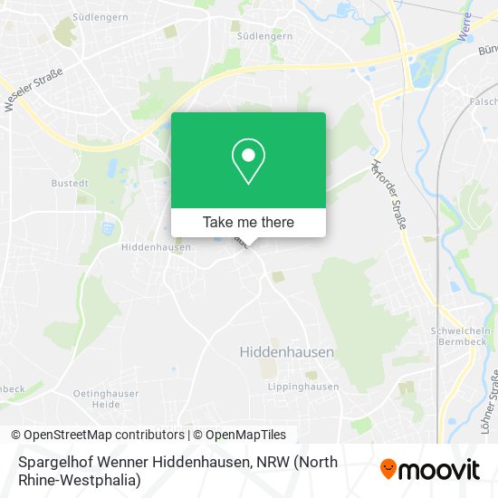 Spargelhof Wenner Hiddenhausen map