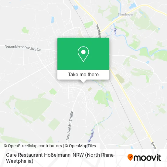 Cafe Restaurant Hoßelmann map